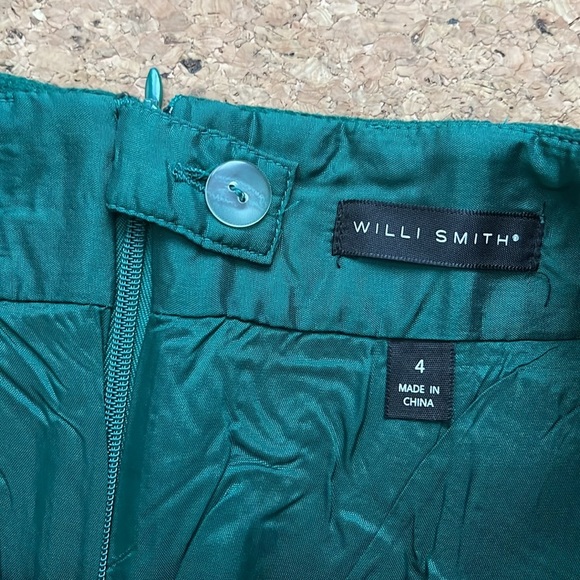✨ Will Smith Emerald Green Wool Mini Skirt — Size 4 ✨ - Picture 2 of 4